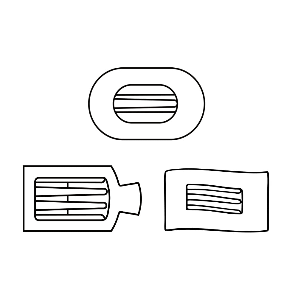 Mystery Medium Flat Clip