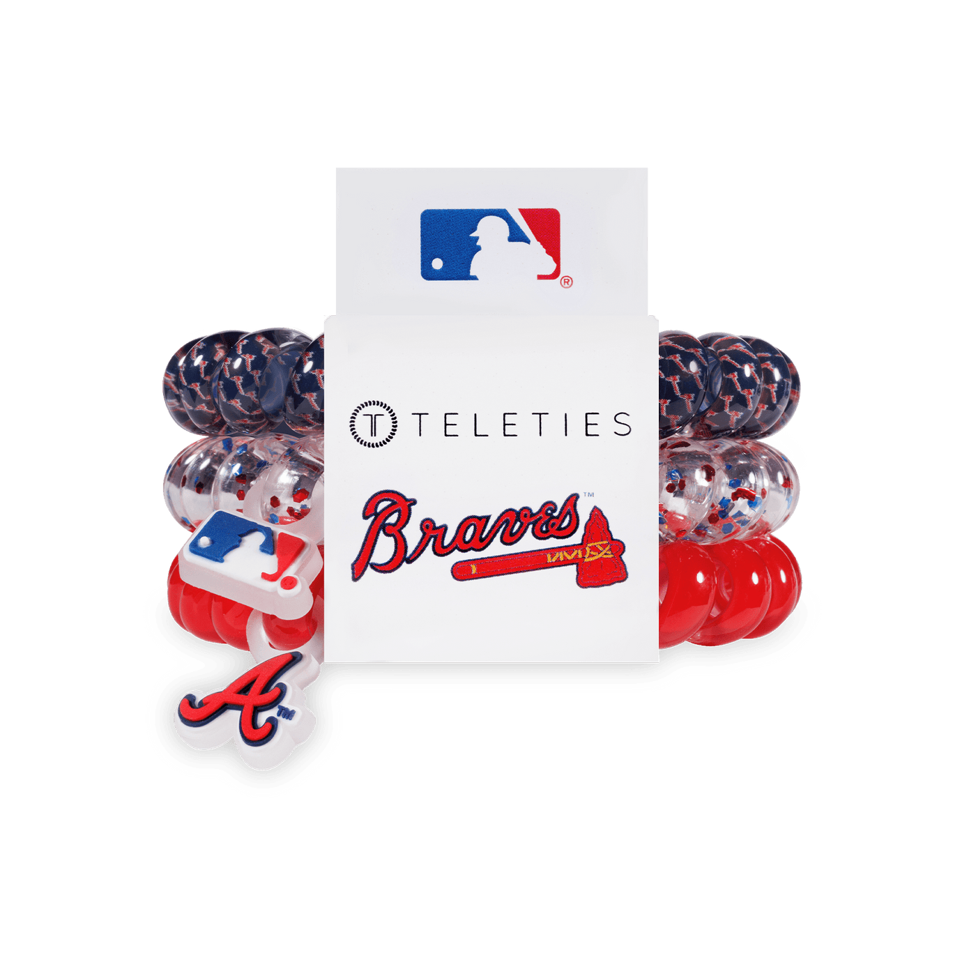 Atlanta Braves Large Hair Ties