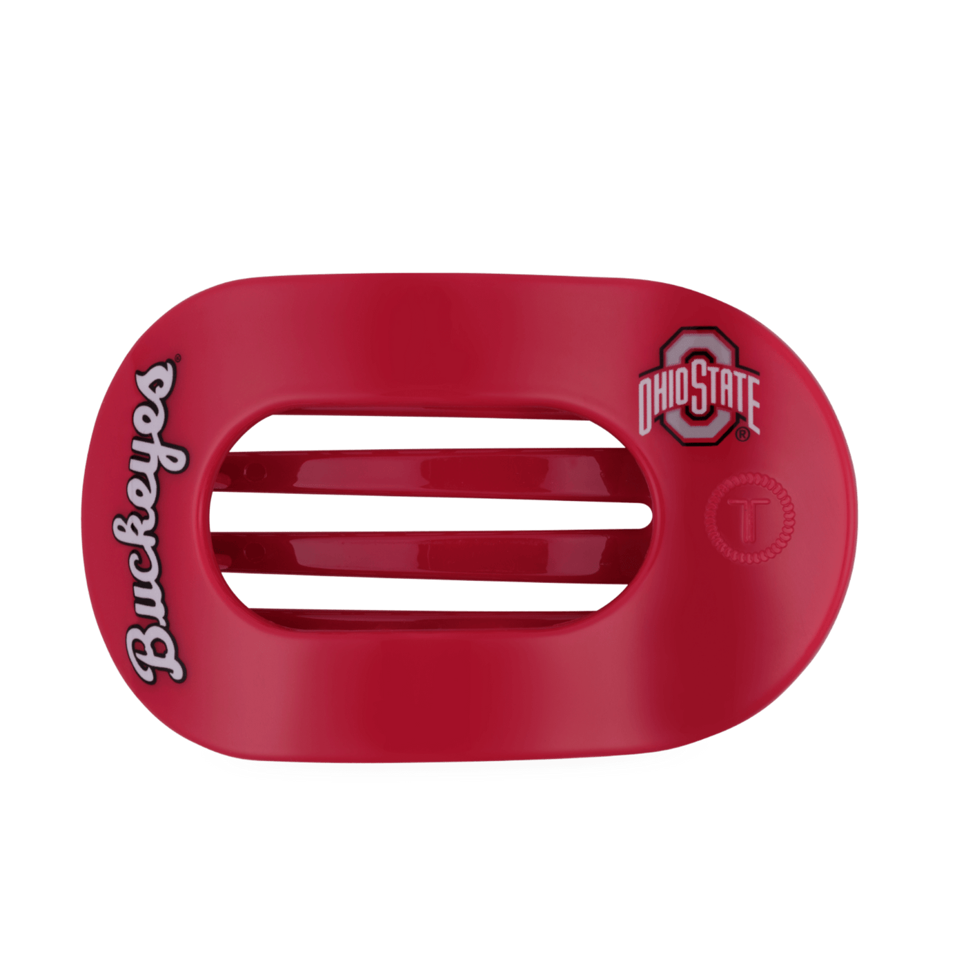 Go Bucks! Large Flat Round Hair Clip