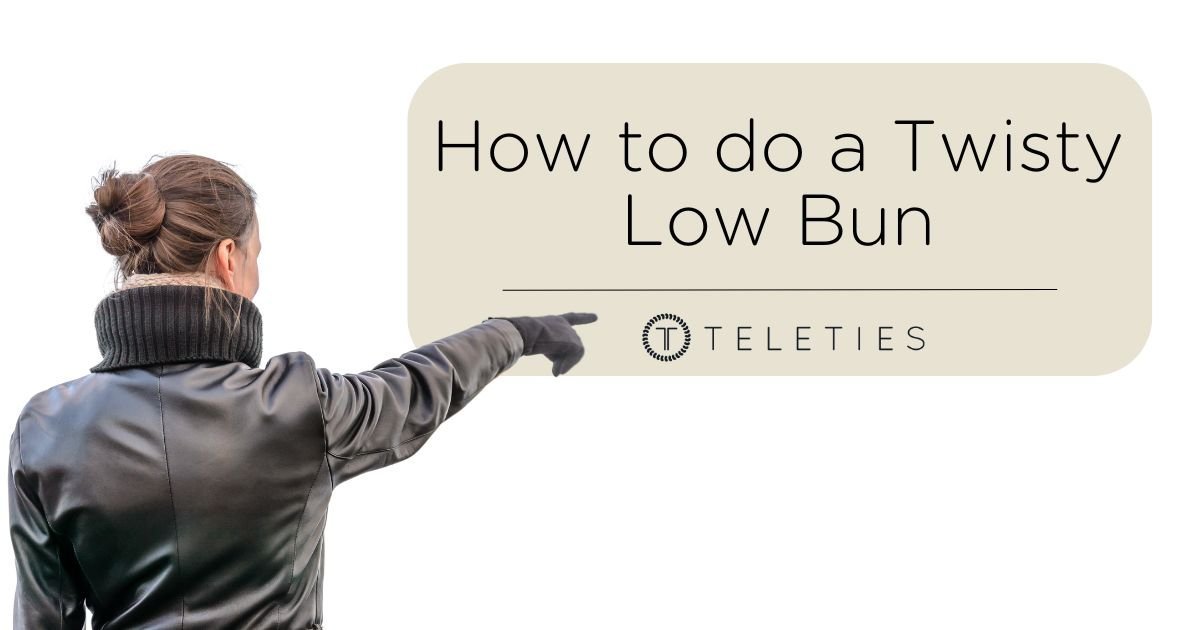How to do a Twisted Low Bun Ponytail