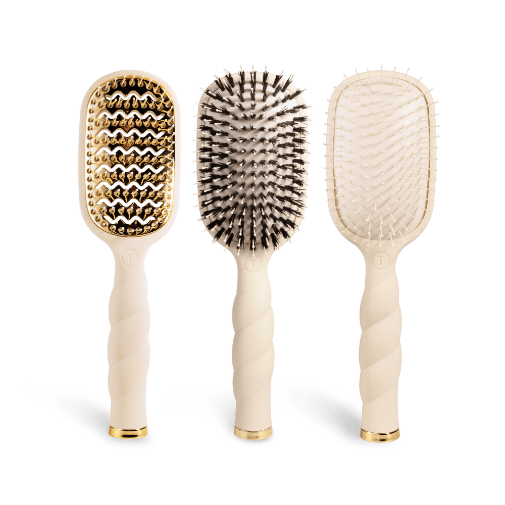 Tan Hair Brush Bundle