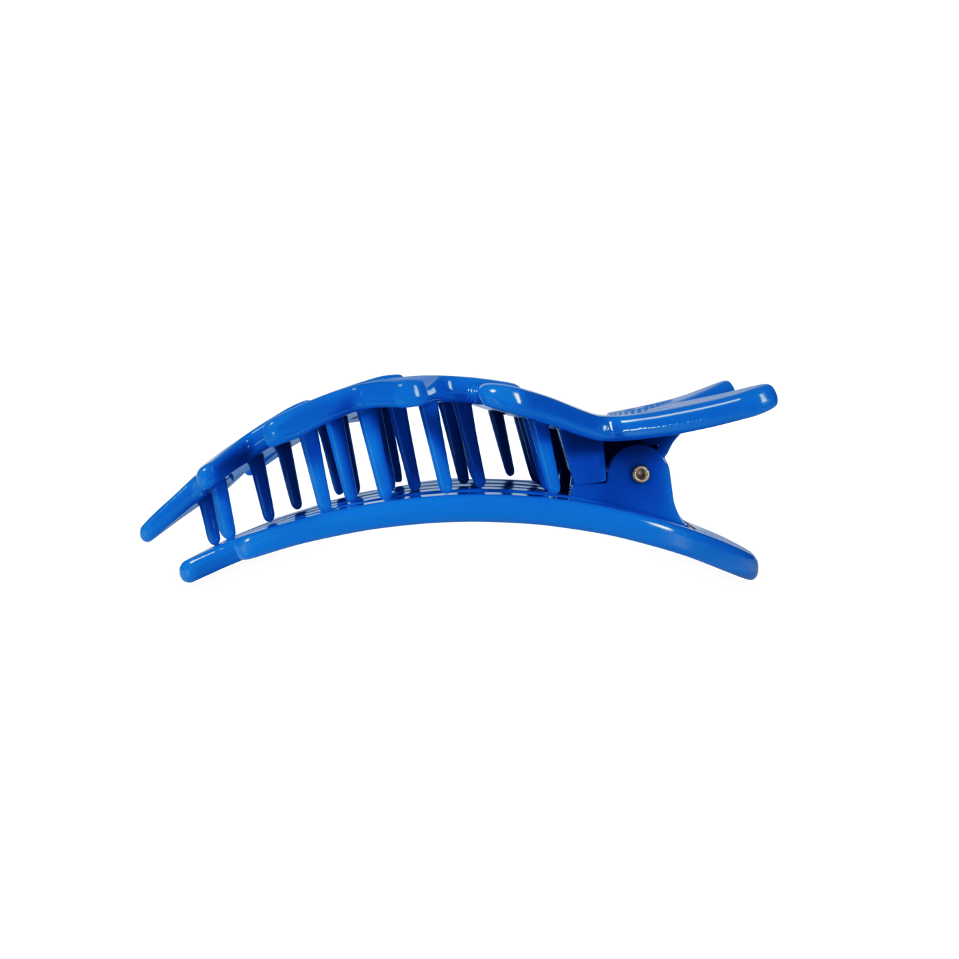 Blue Shooting Star Medium Flat Hair Clip