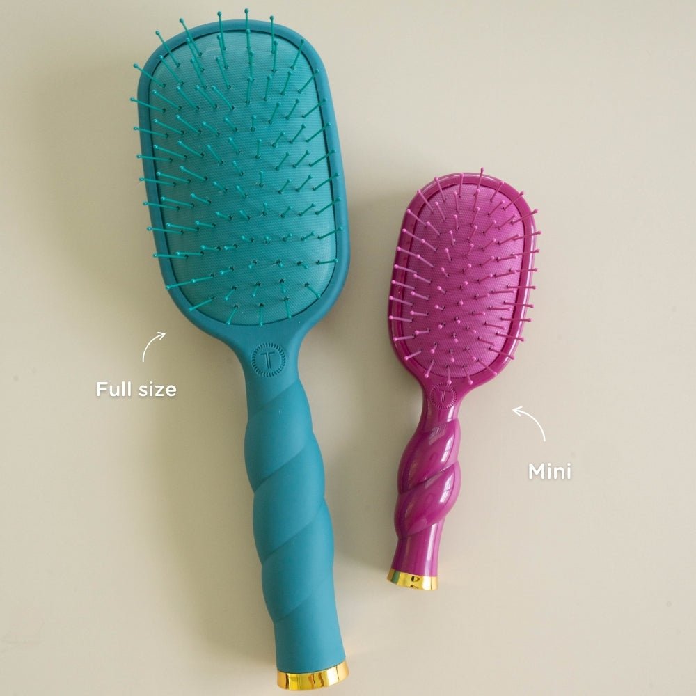 Mini Detangler Hair Brush for Medium Hair - Mulberry