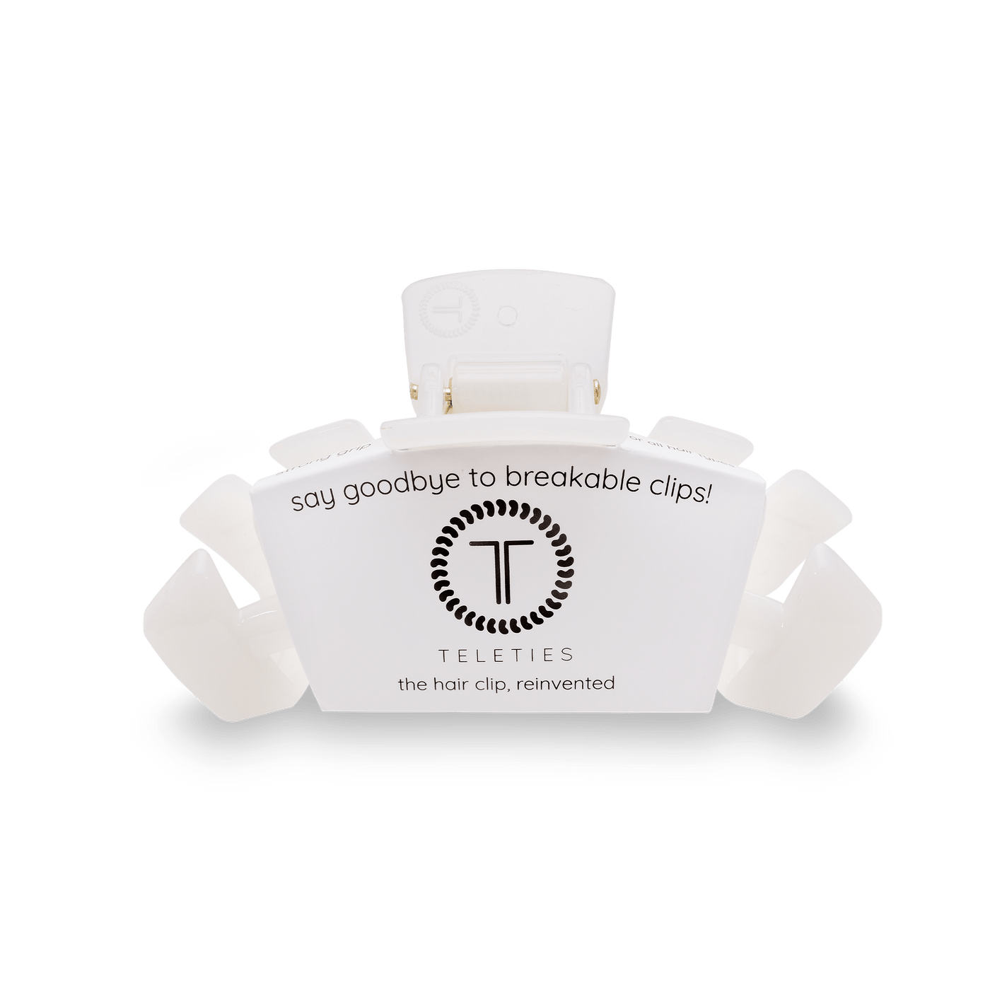 Classic Coconut White Medium Claw Clip