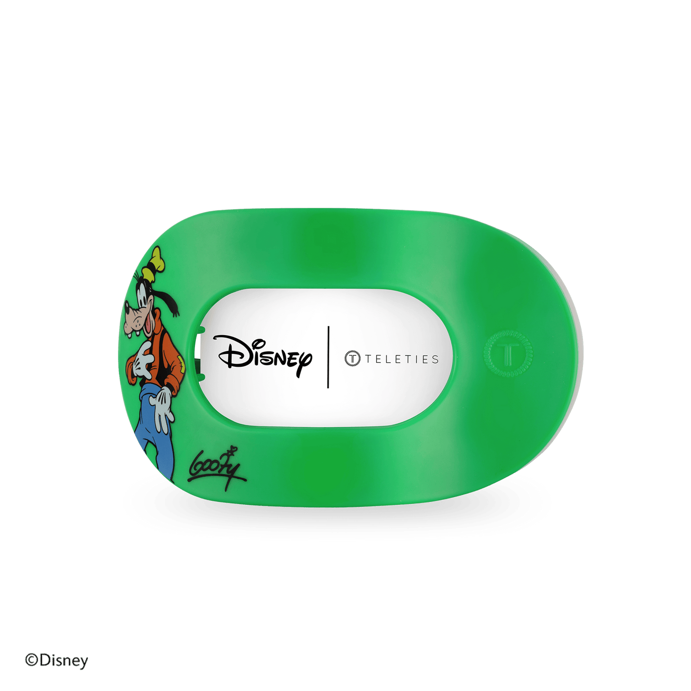 Goofy Medium Flat Round Hair Clip