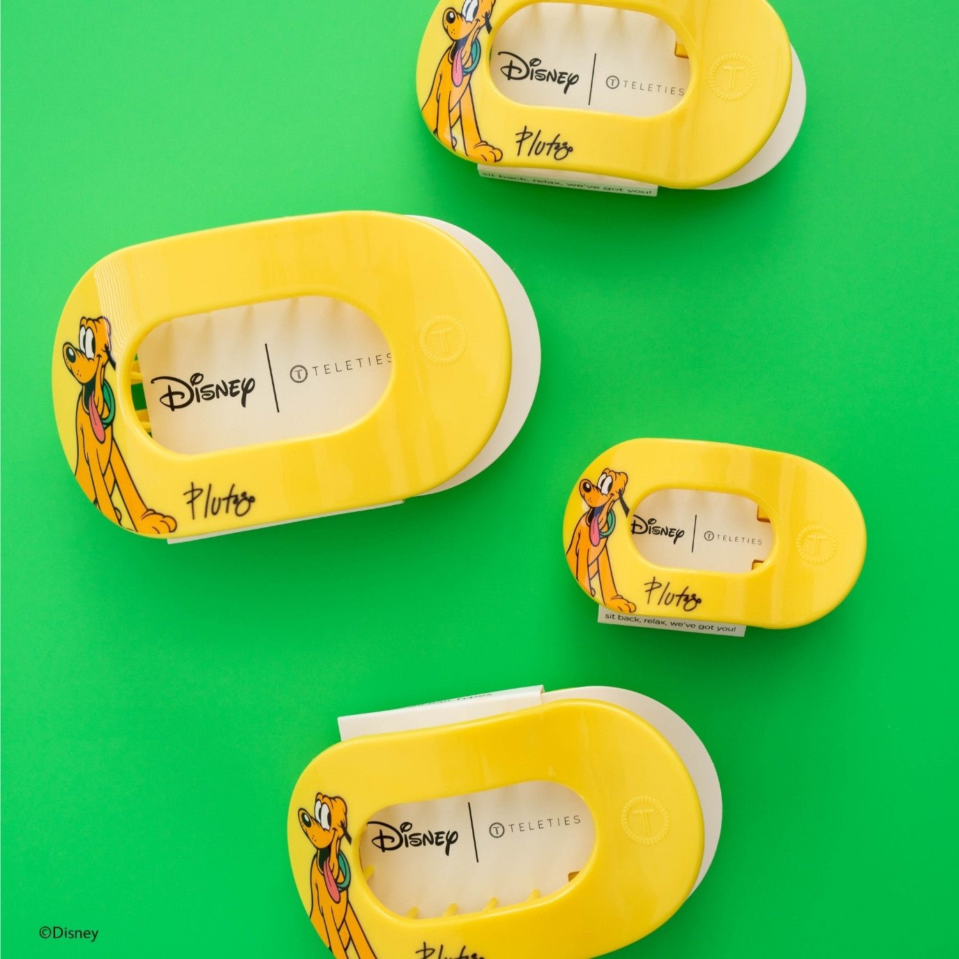 Pluto Tiny Flat Round Hair Clip