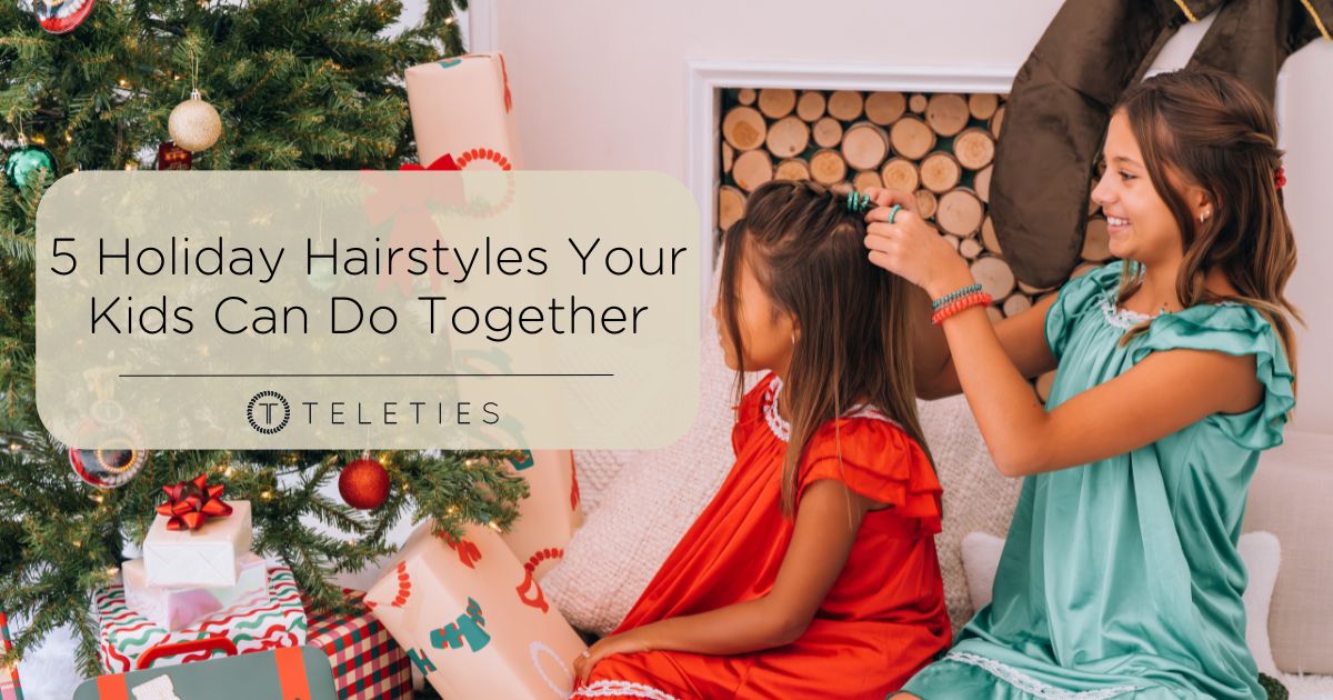 5 Holiday Hairstyles Your Kids Can Do Together