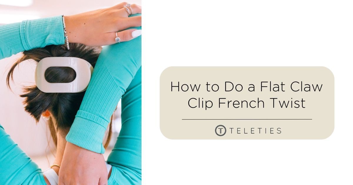 How to Do a Flat Hair Clip French Twist