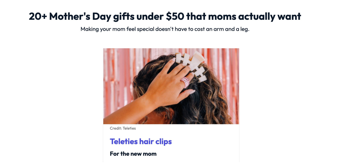 20+ Mother's Day gifts under $50 that moms actually want
