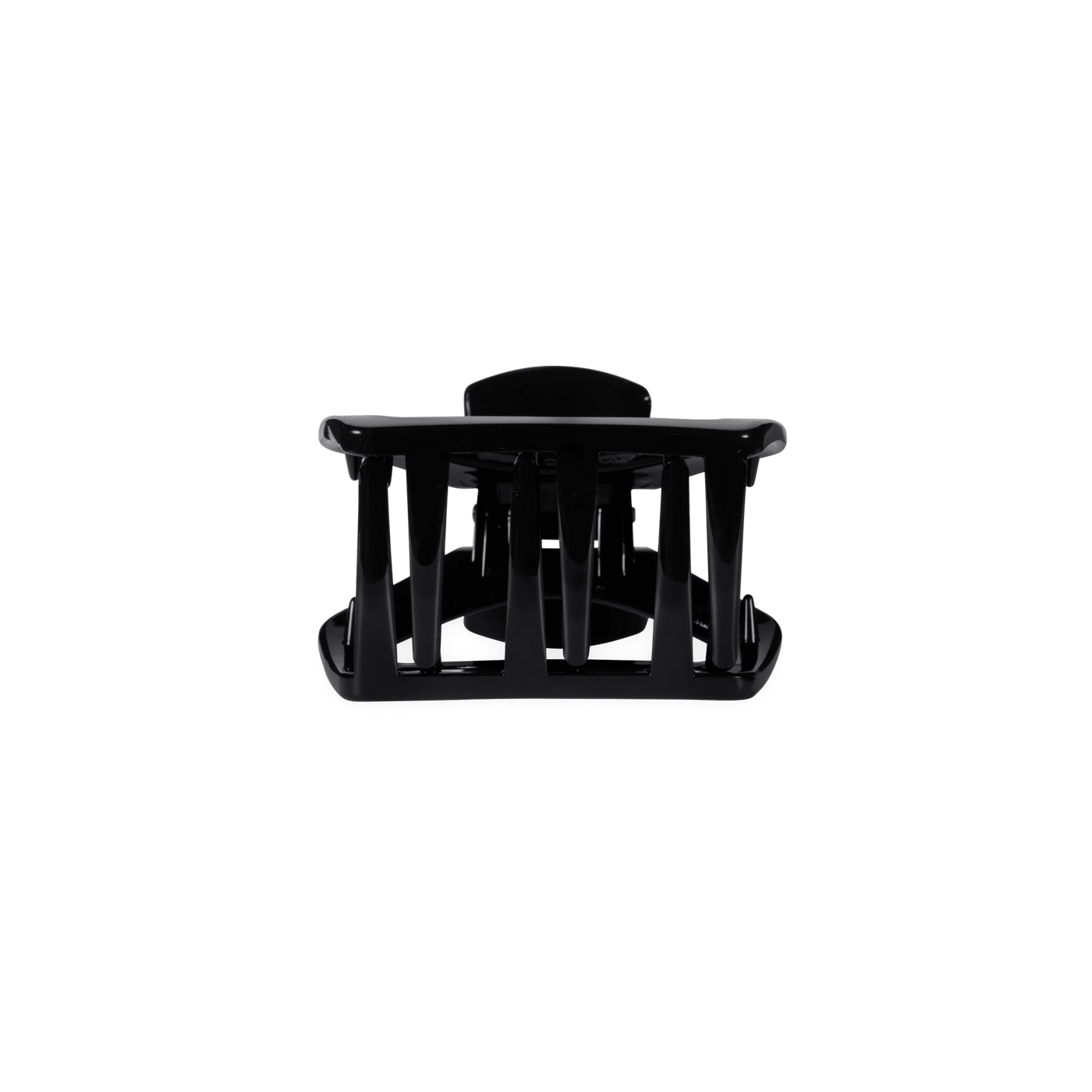 Open Jet Black Petite Hair Clip