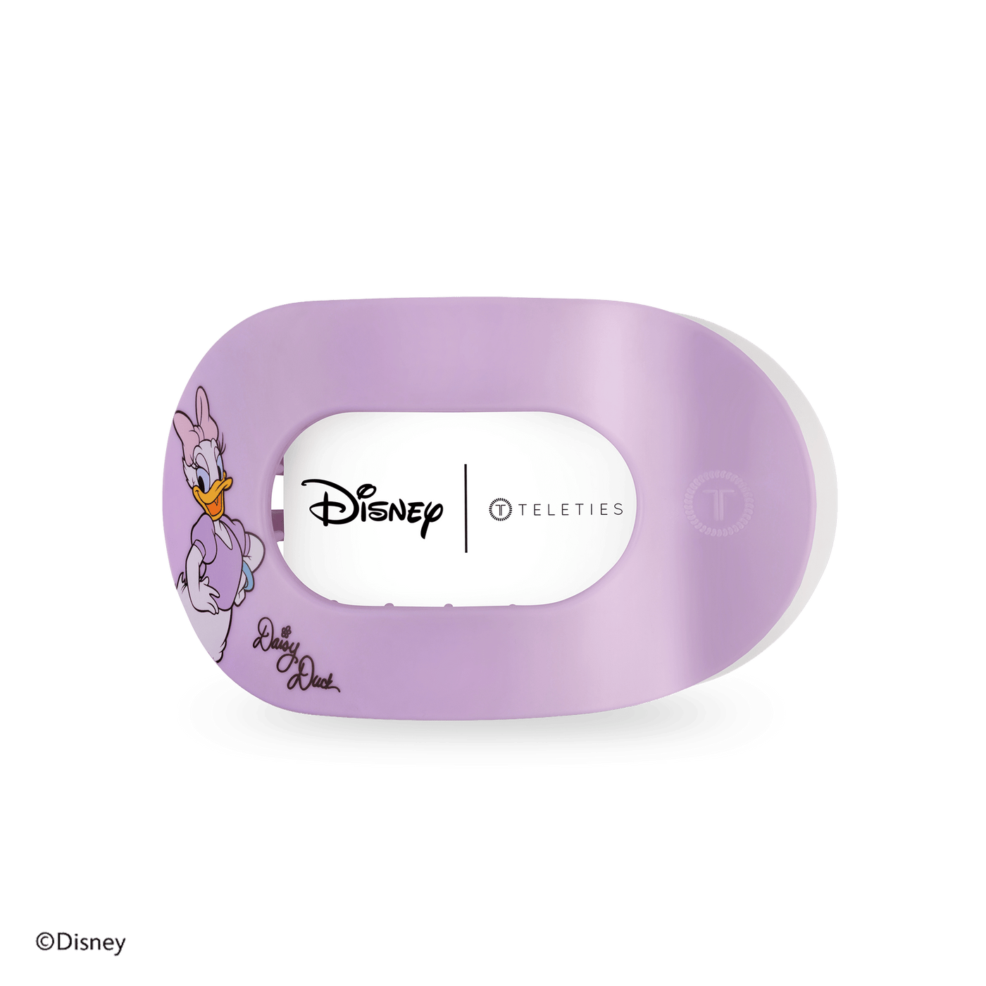 Daisy Duck Medium Flat Round Hair Clip
