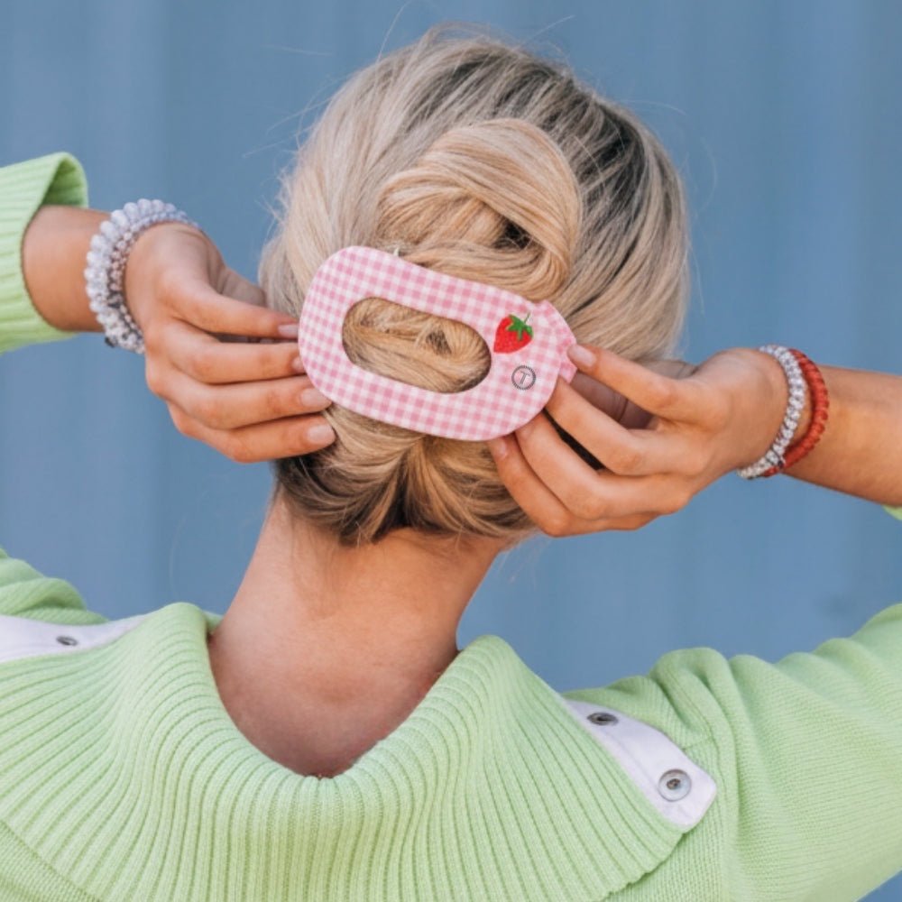Handpicked Large Flat Round Hair Clip