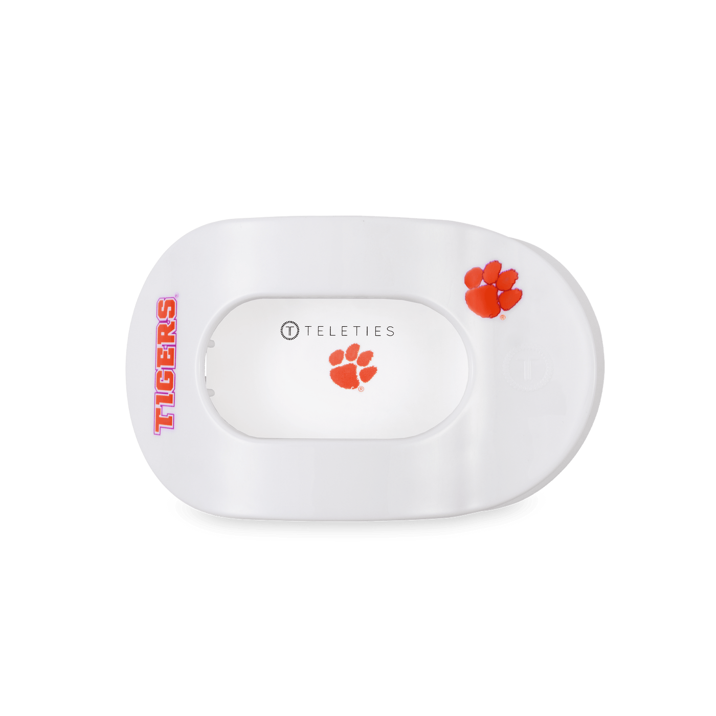 Go Tigers! Medium Flat Round Hair Clip