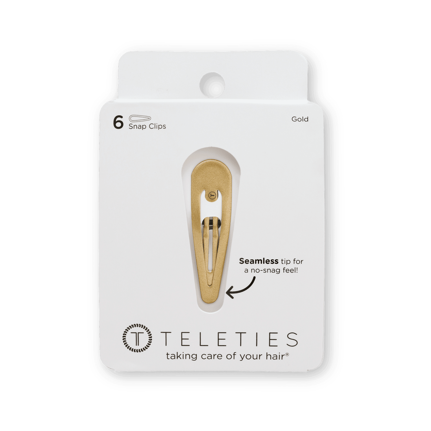 Gold Snap Clip (6Ct)