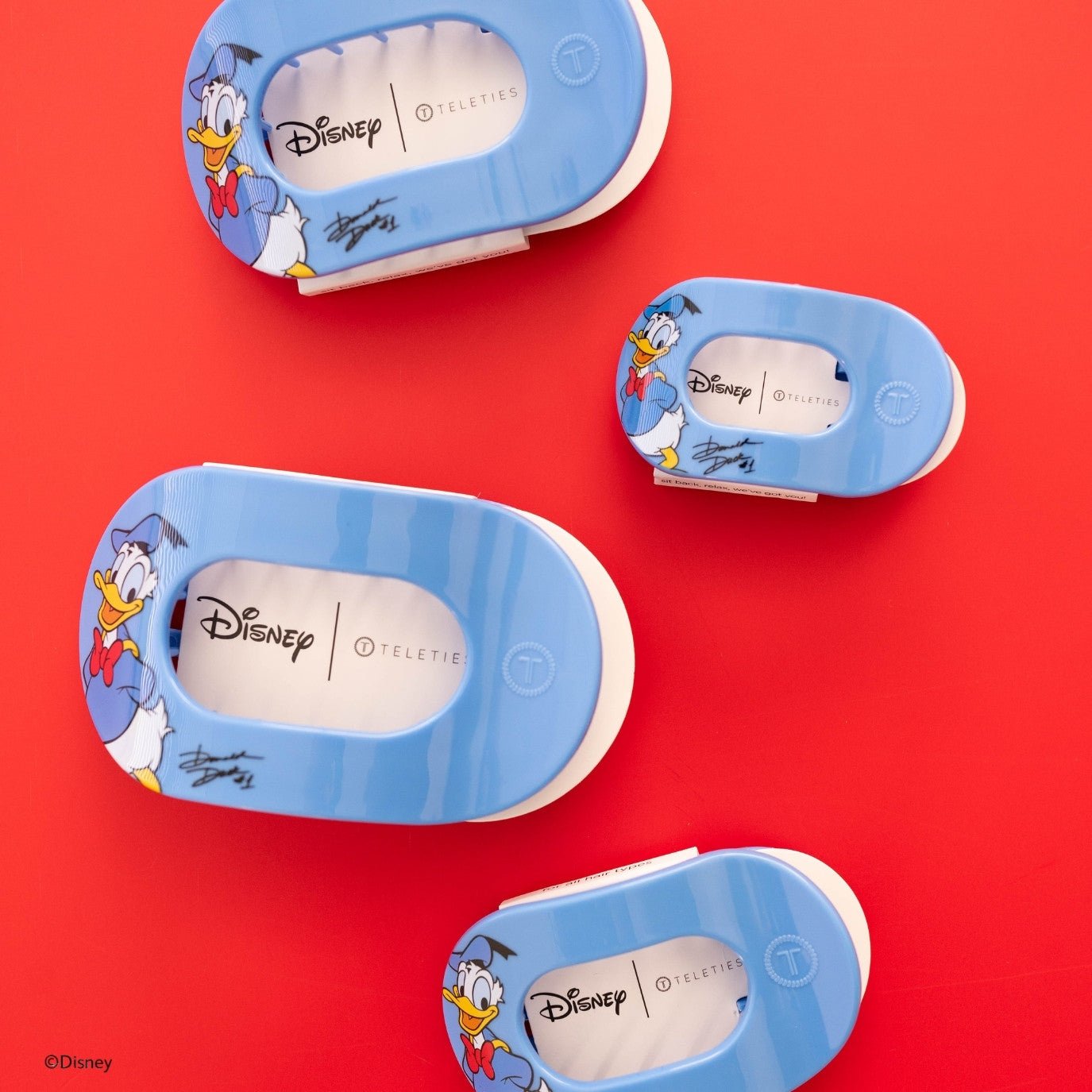 Donald Duck Tiny Flat Round Hair Clip