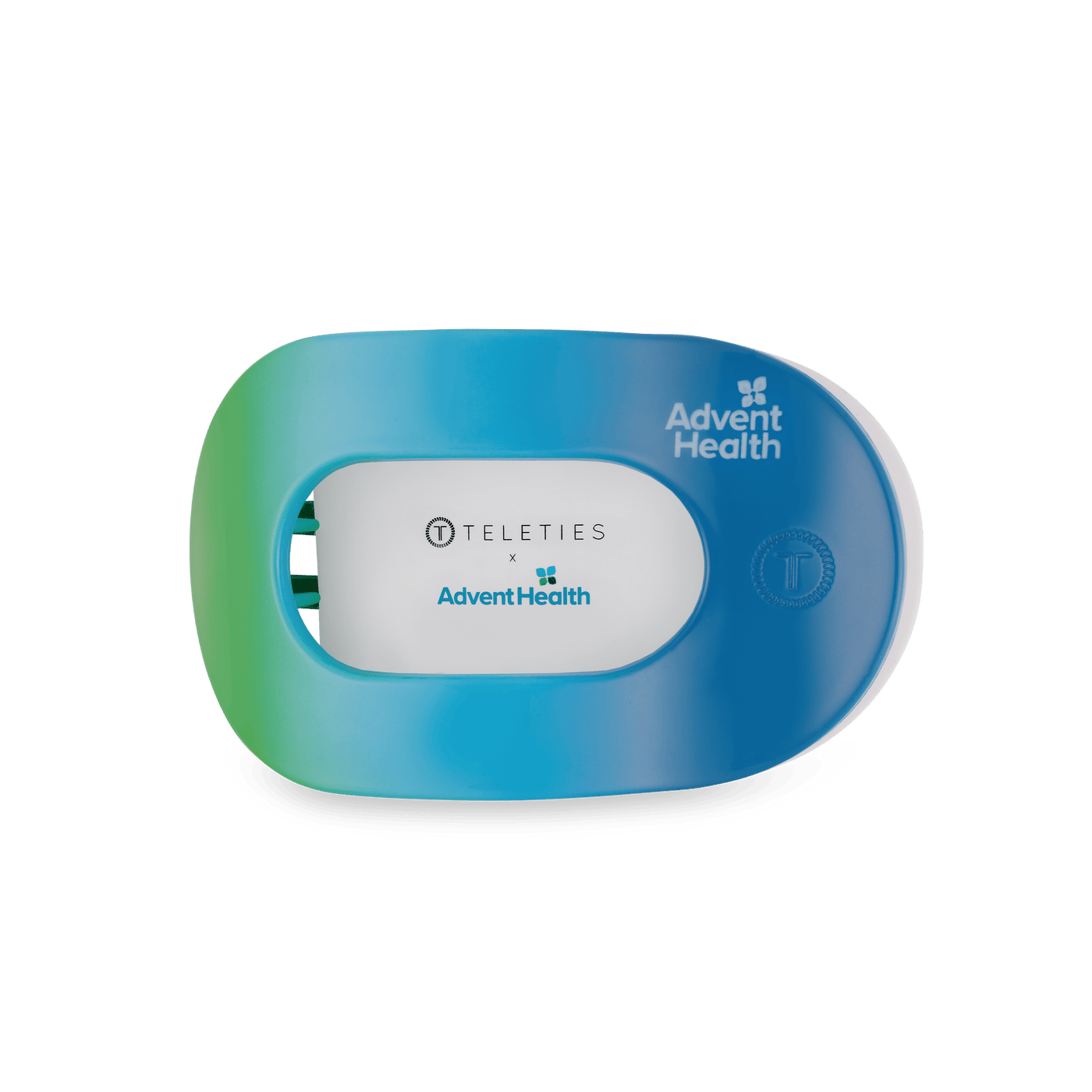 AdventHealth Ombre Medium Flat Round Hair Clip