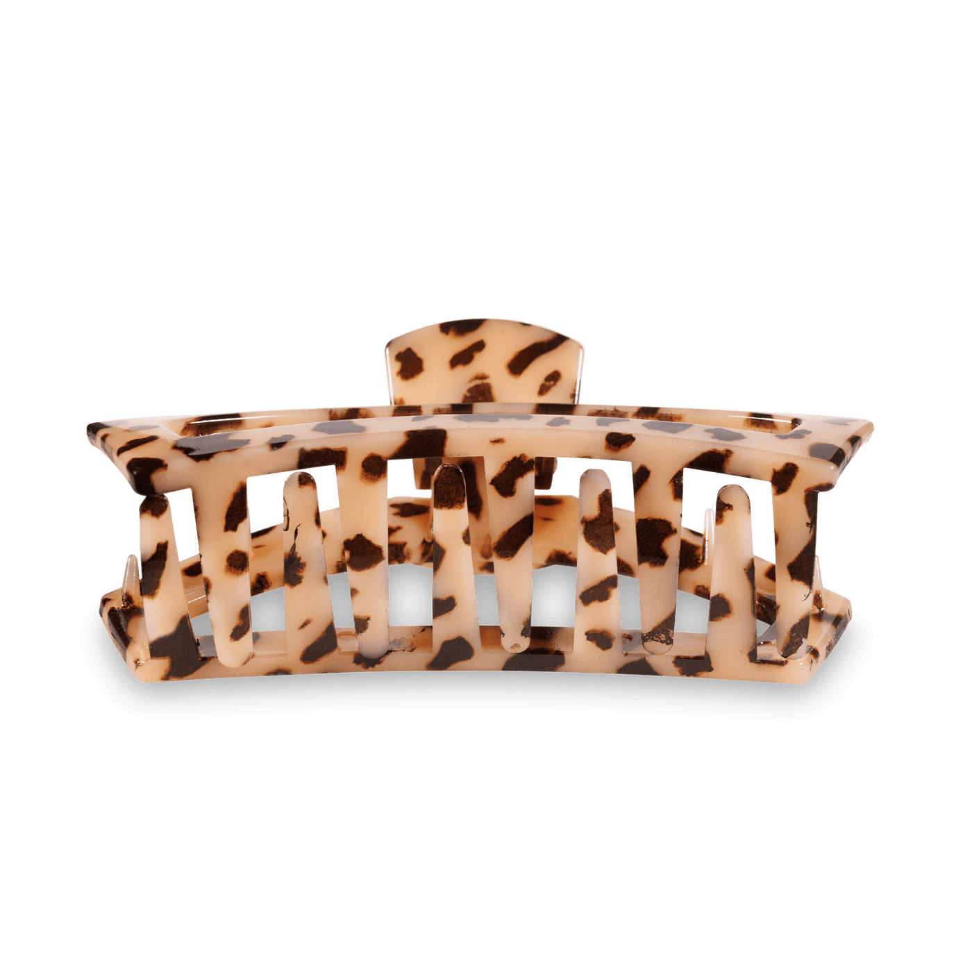 Open Blonde Tortoise Large Hair Clip
