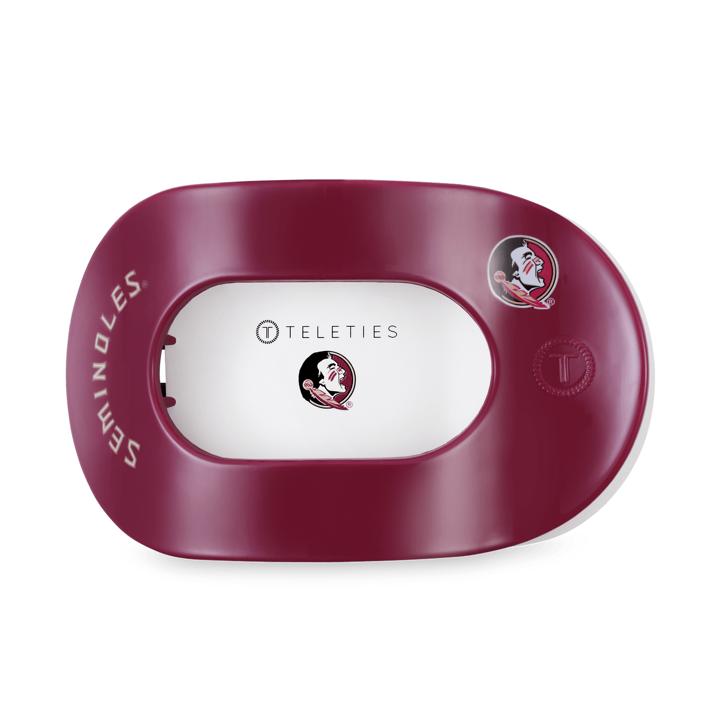 Go Noles! Large Flat Round Hair Clip