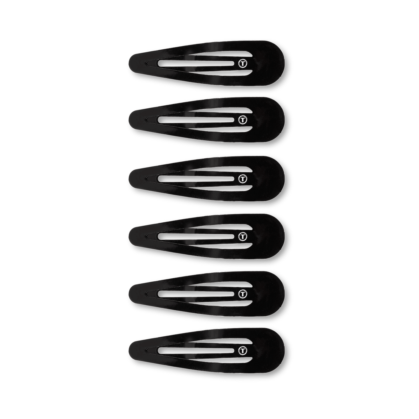 Jet Black Snap Clip (6Ct)