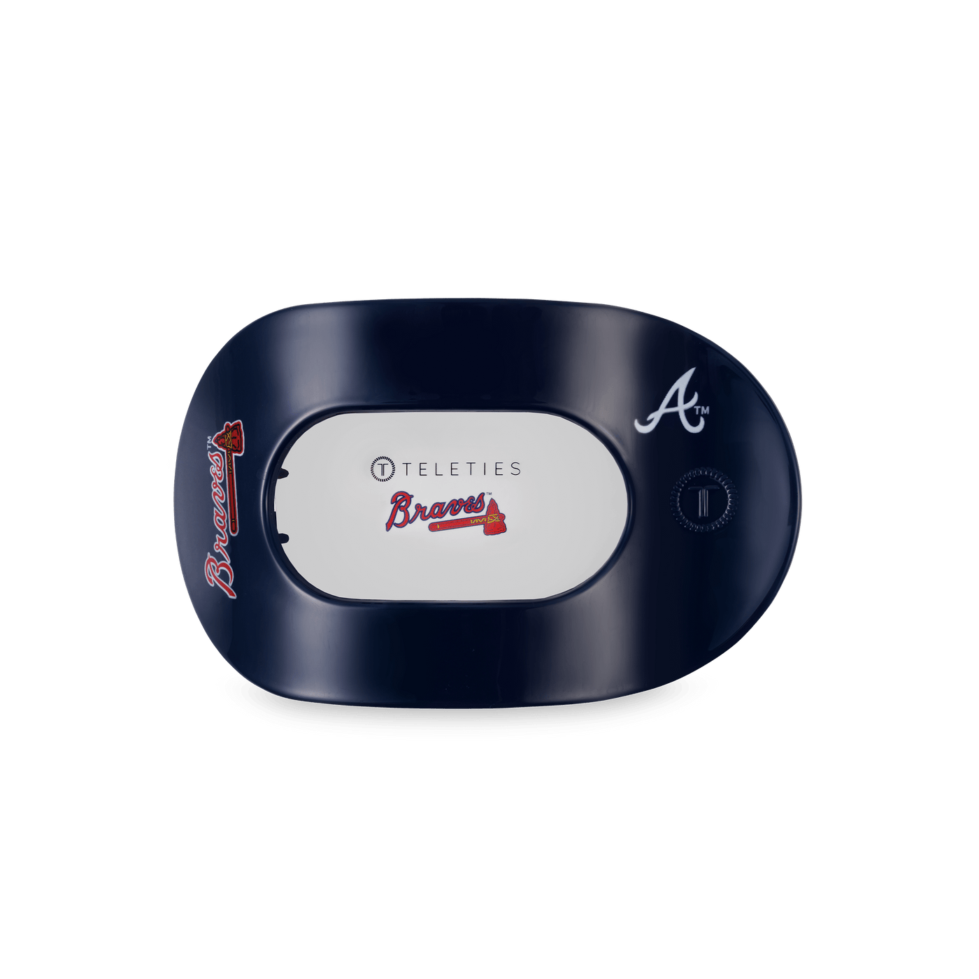Atlanta Braves Medium Flat Round Hair Clip