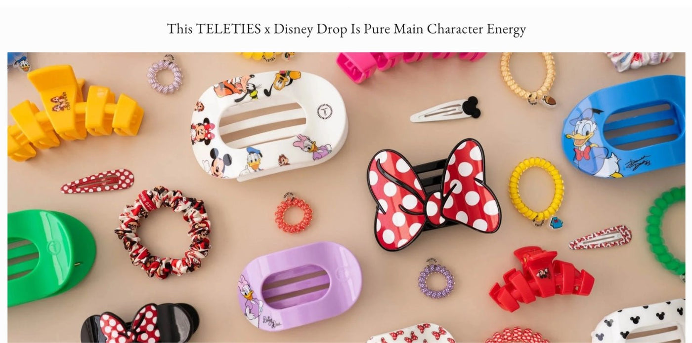 This TELETIES x Disney Drop Is Pure Main Character Energy