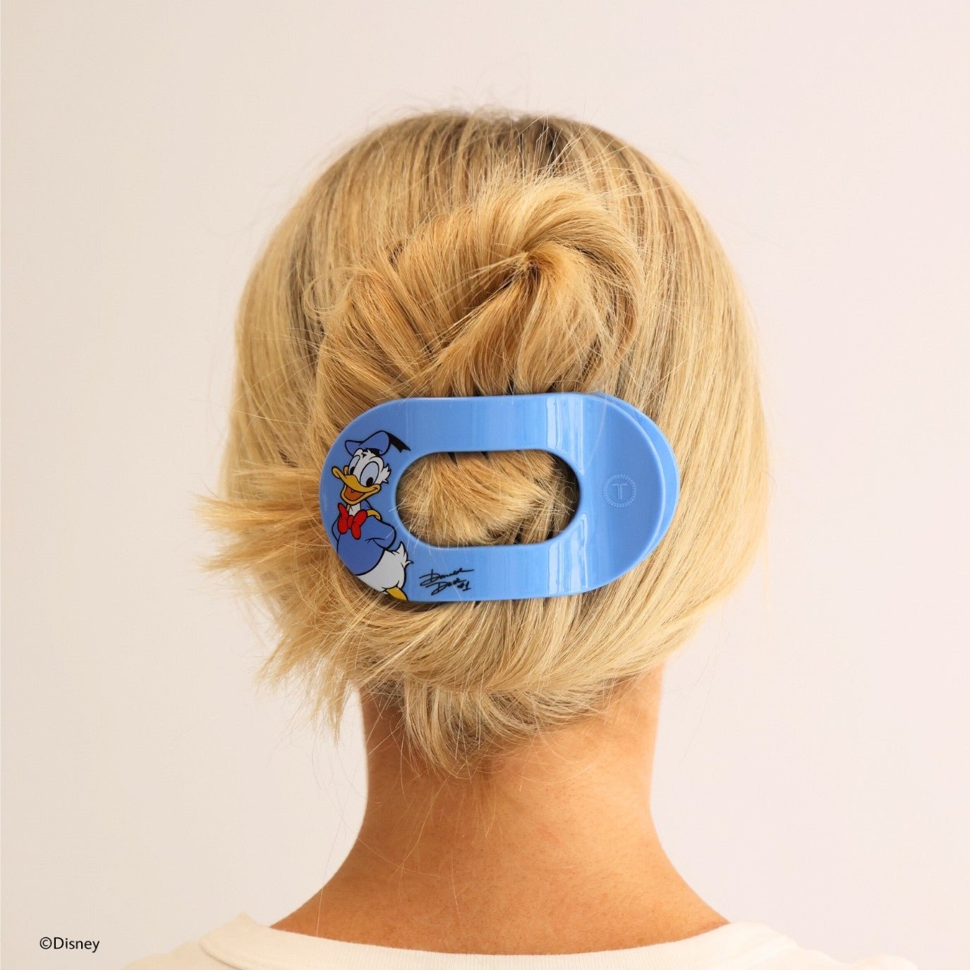 Donald Duck Large Flat Round Hair Clip