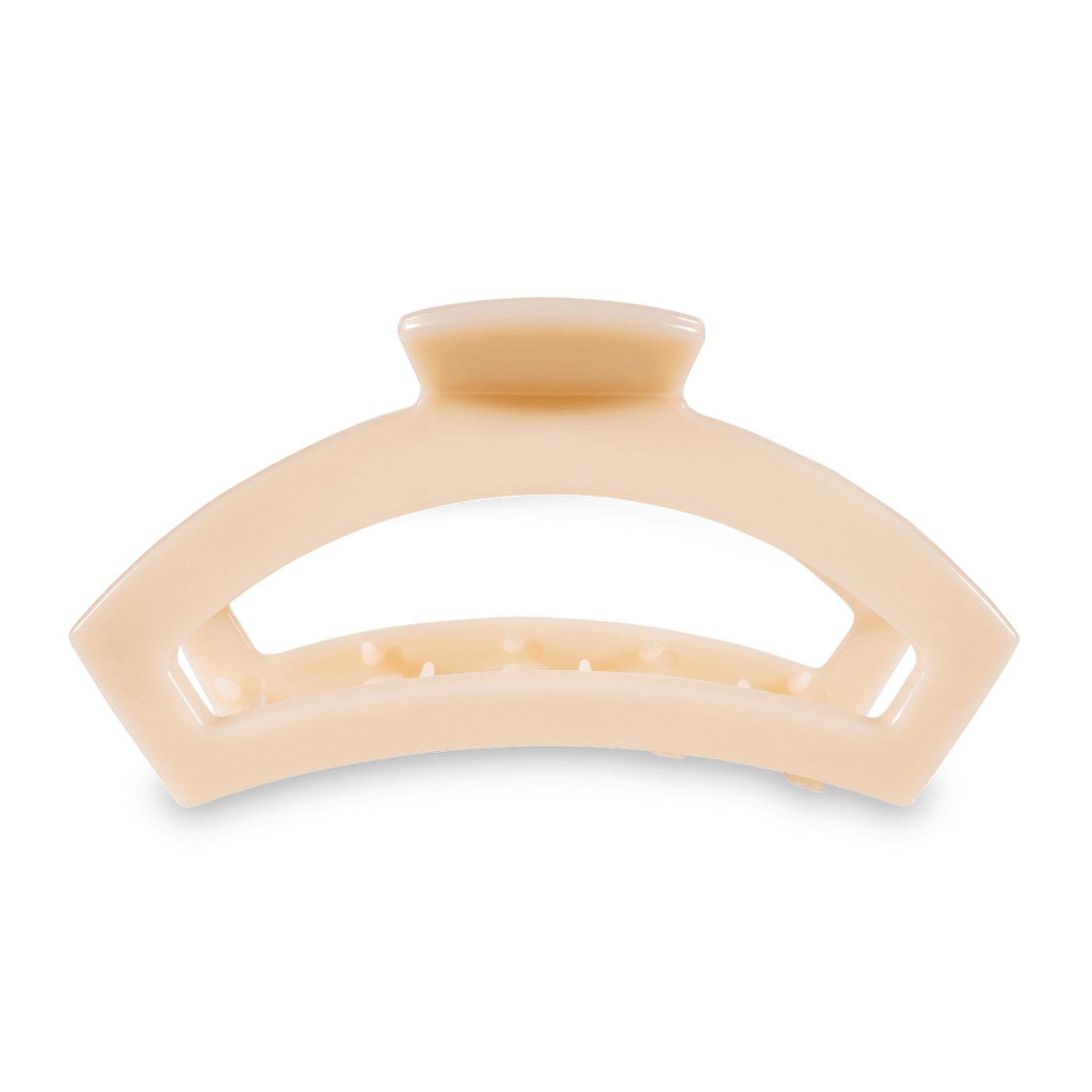 Open Almond Beige Large Hair Clip