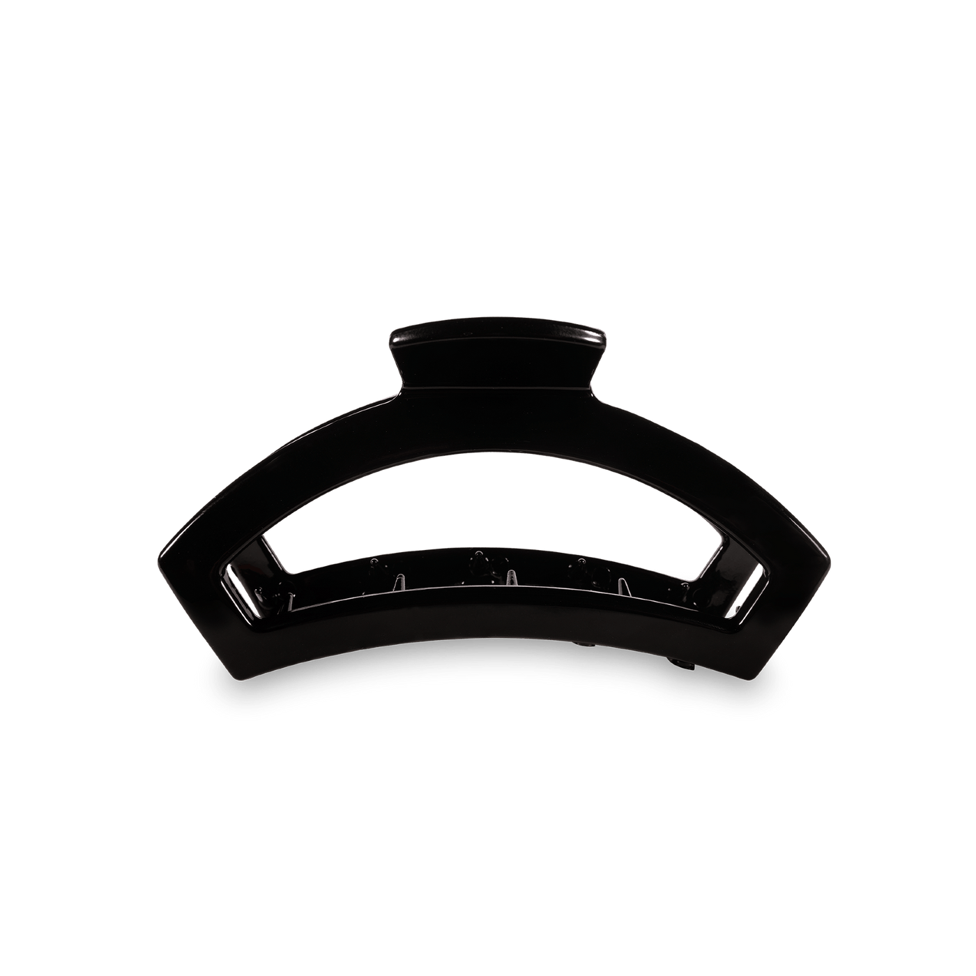 Open Jet Black Small Hair Clip