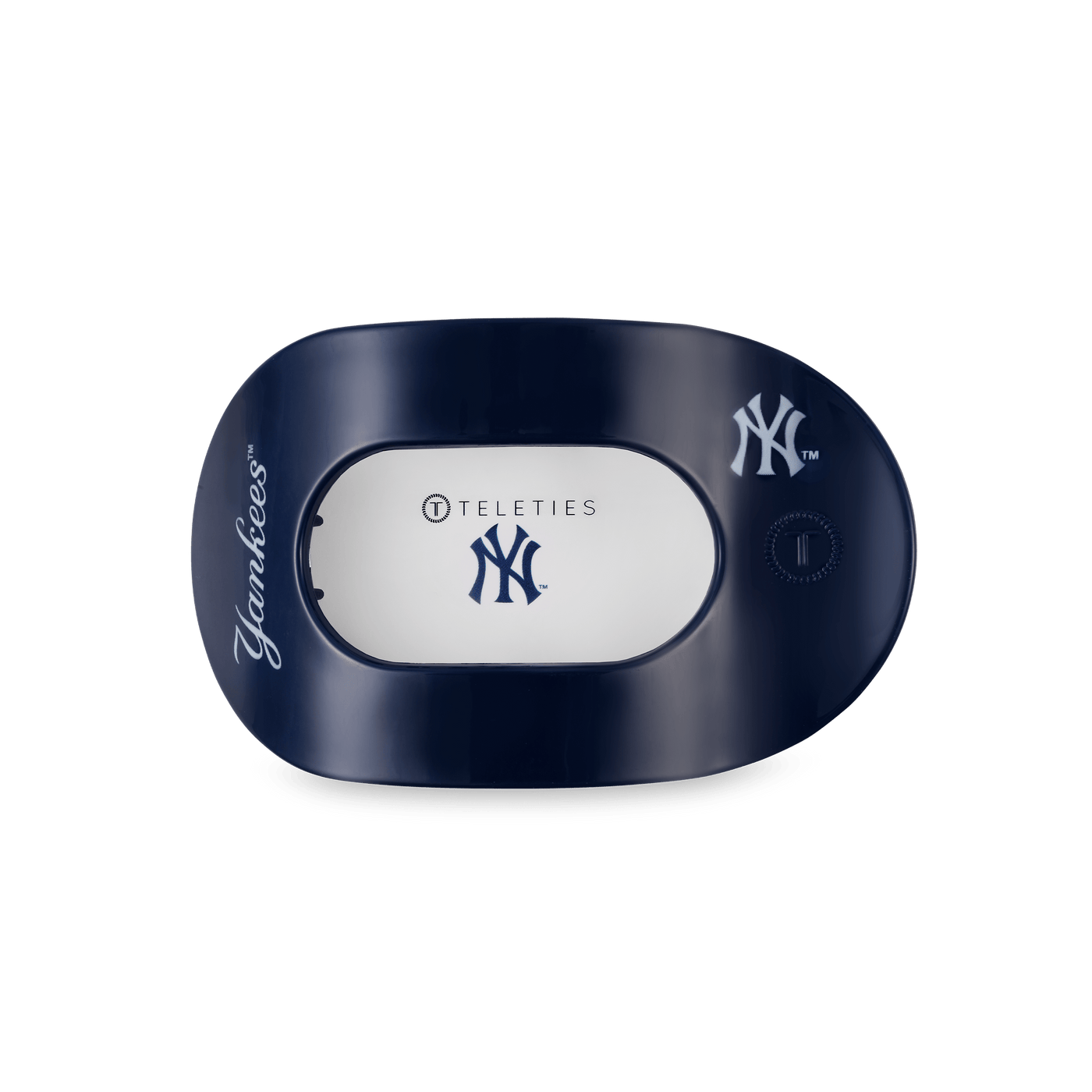 New York Yankees Medium Flat Round Hair Clip