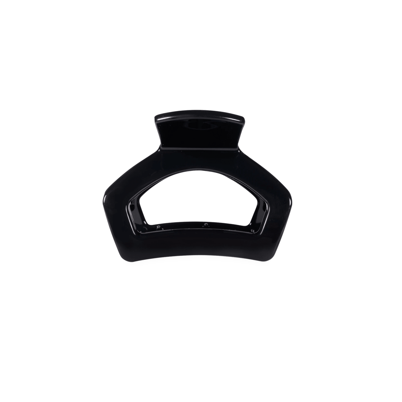 Open Jet Black Petite Hair Clip