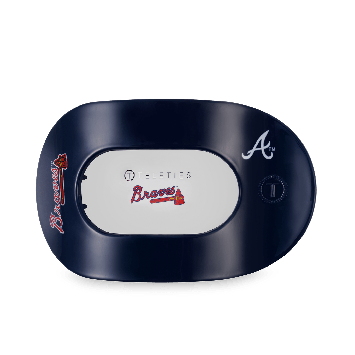 Atlanta Braves Large Flat Round Hair Clip