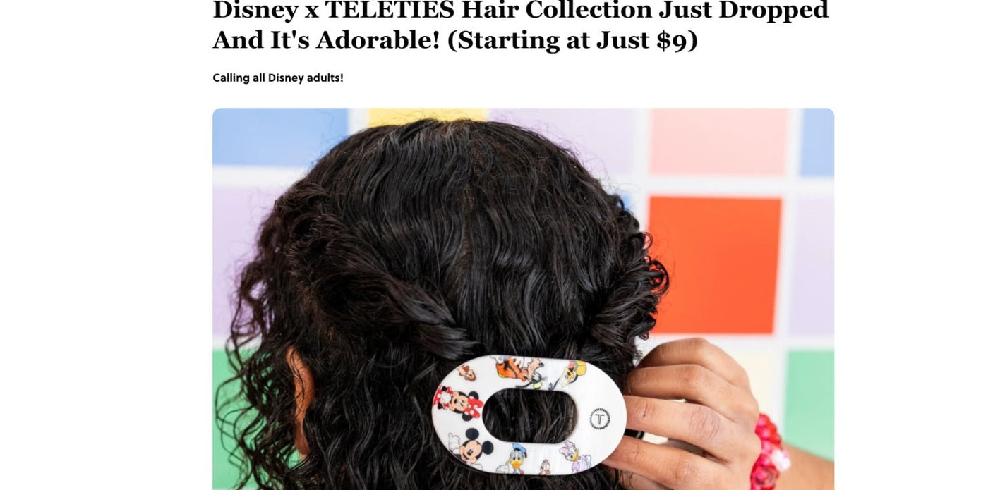 Disney x TELETIES Hair Collection Just Dropped And It's Adorable! (Sta