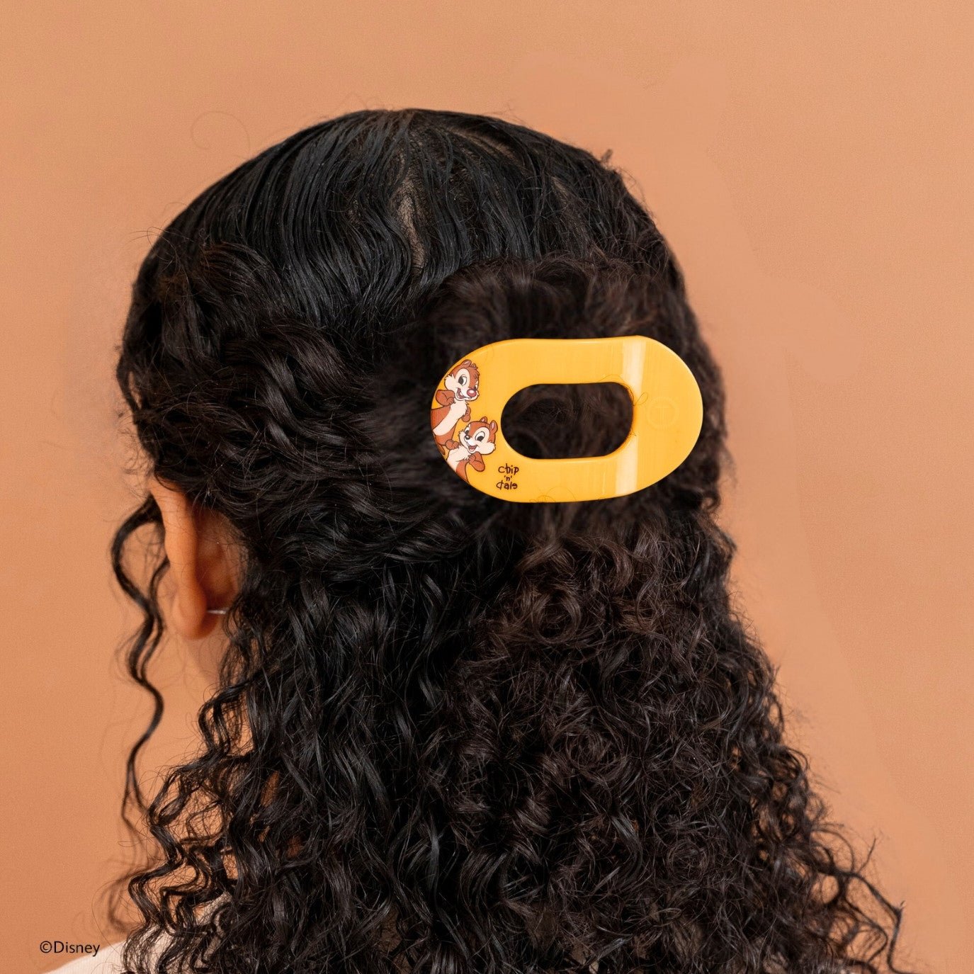 Chip 'N Dale Small Flat Round Hair Clip