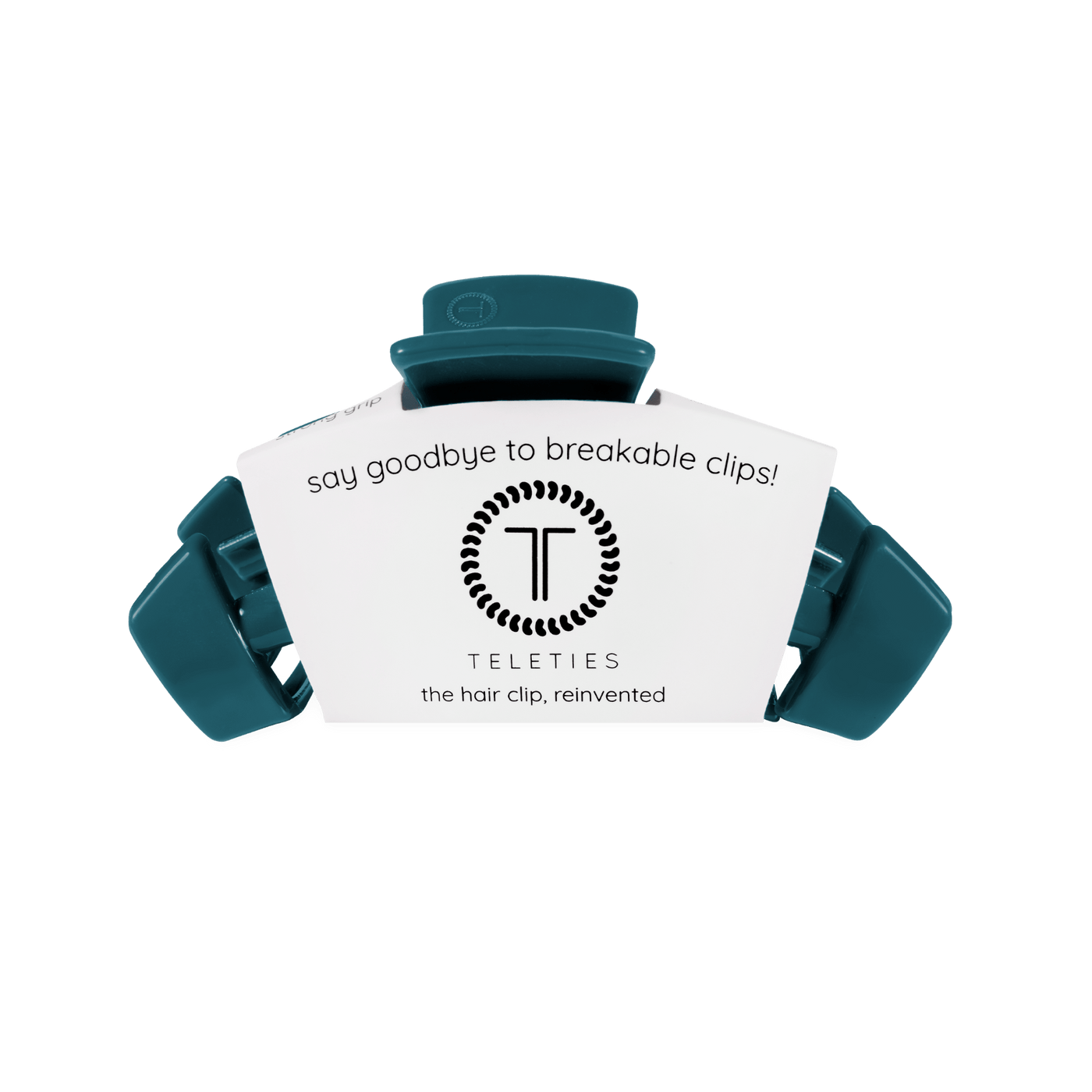 Classic Teal With It Medium Claw Clip