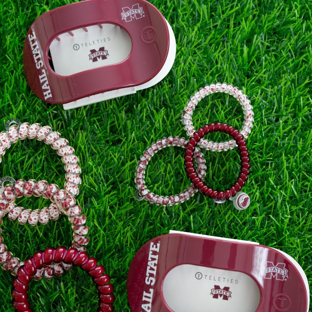 Hail State! Large Flat Round Hair Clip