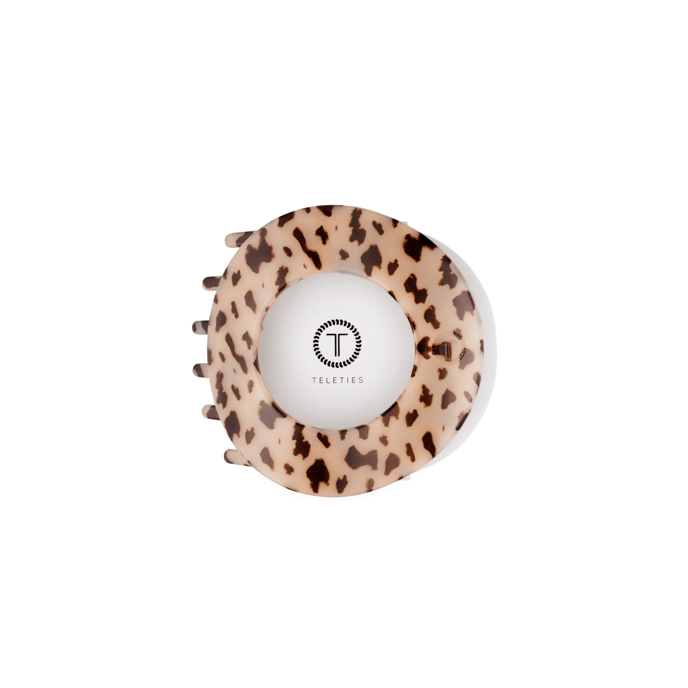 Blonde Tortoise Medium Flat Circle Hair Clip