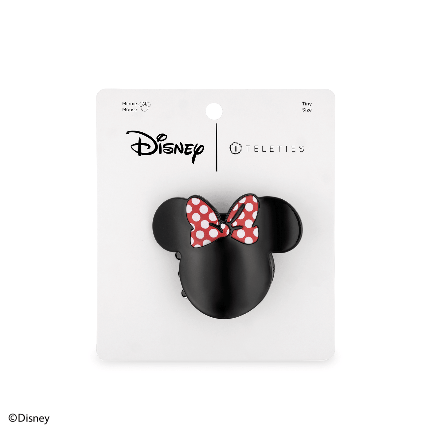 Disney: Minnie Mouse Shaped Tiny Flat Hair Clip
