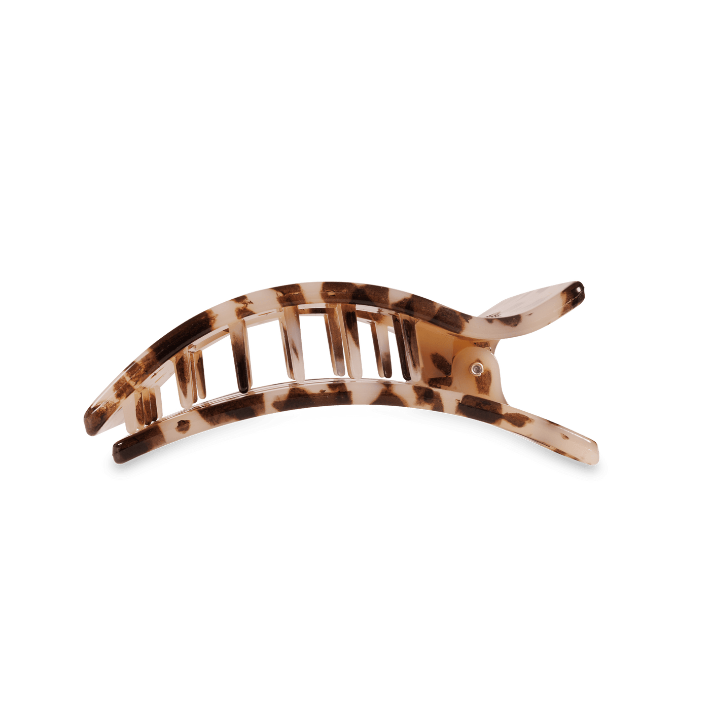 Blonde Tortoise Medium Flat Rectangle Hair Clip