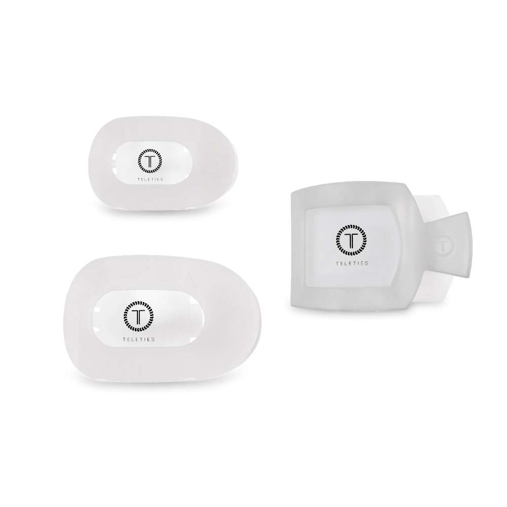 Coconut White Flat Clip Bundle