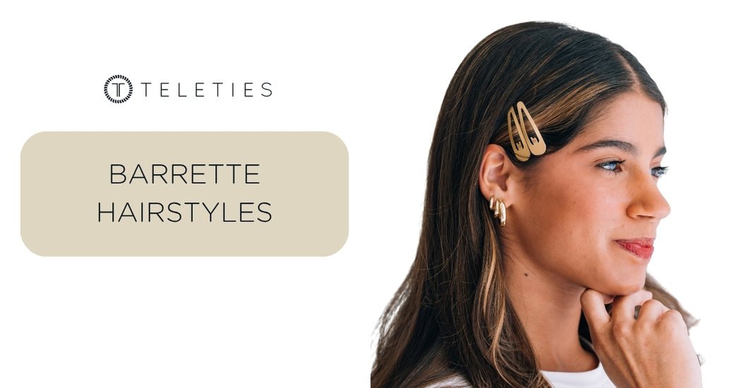 Cute Barrette Hairstyles for All Hair Types | TELETIES