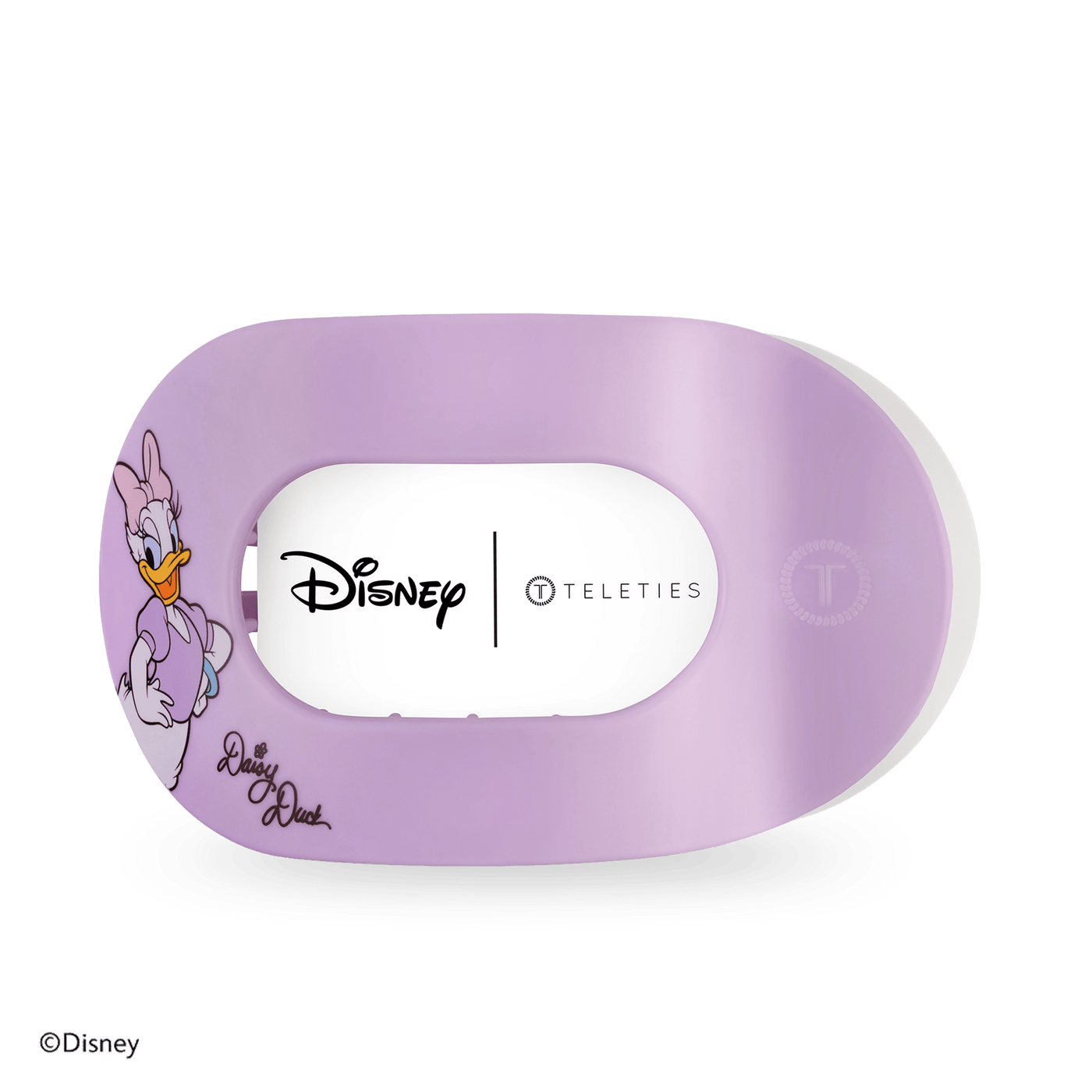 Daisy Duck Large Flat Round Hair Clip