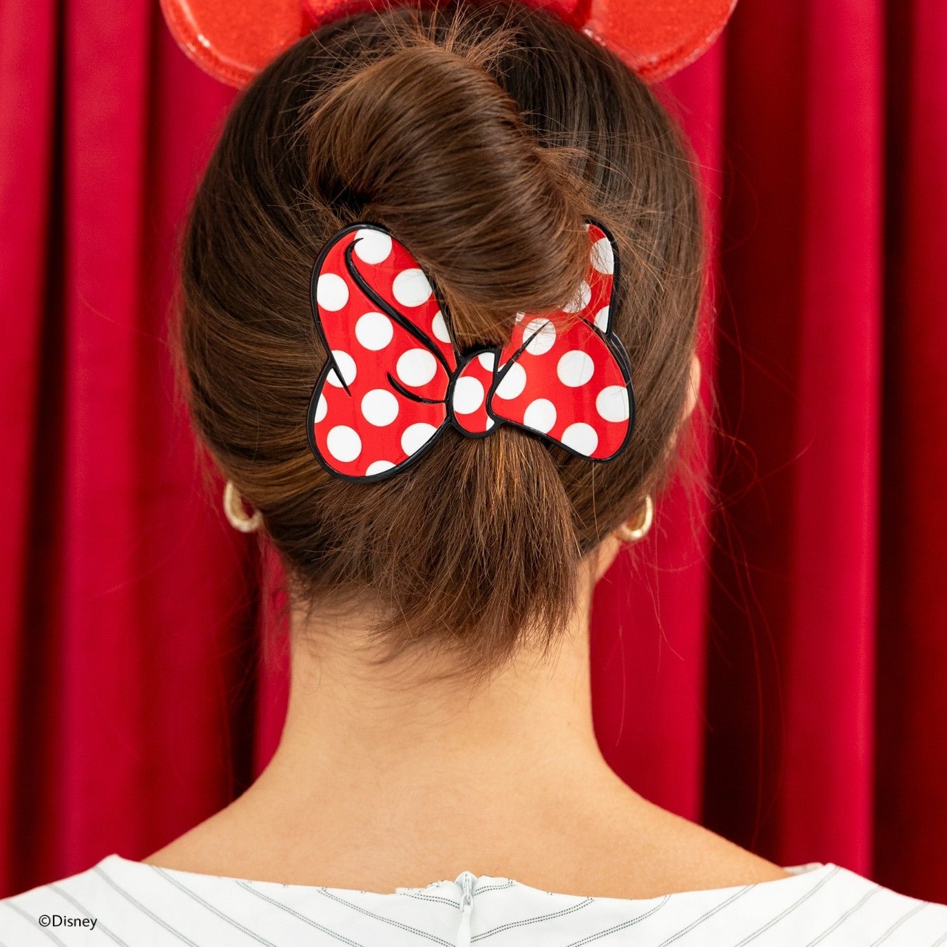 Disney: Minnie's Bow Large Flat Hair Clip