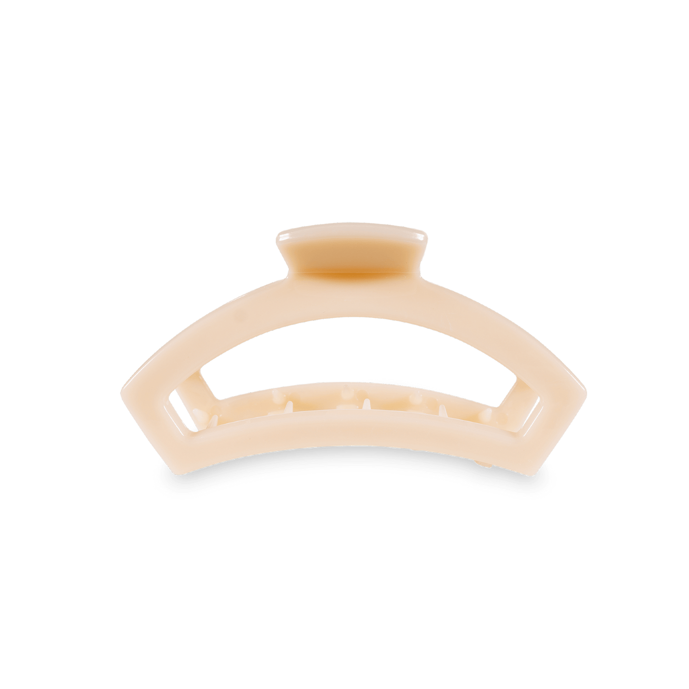 Open Almond Beige Small Hair Clip