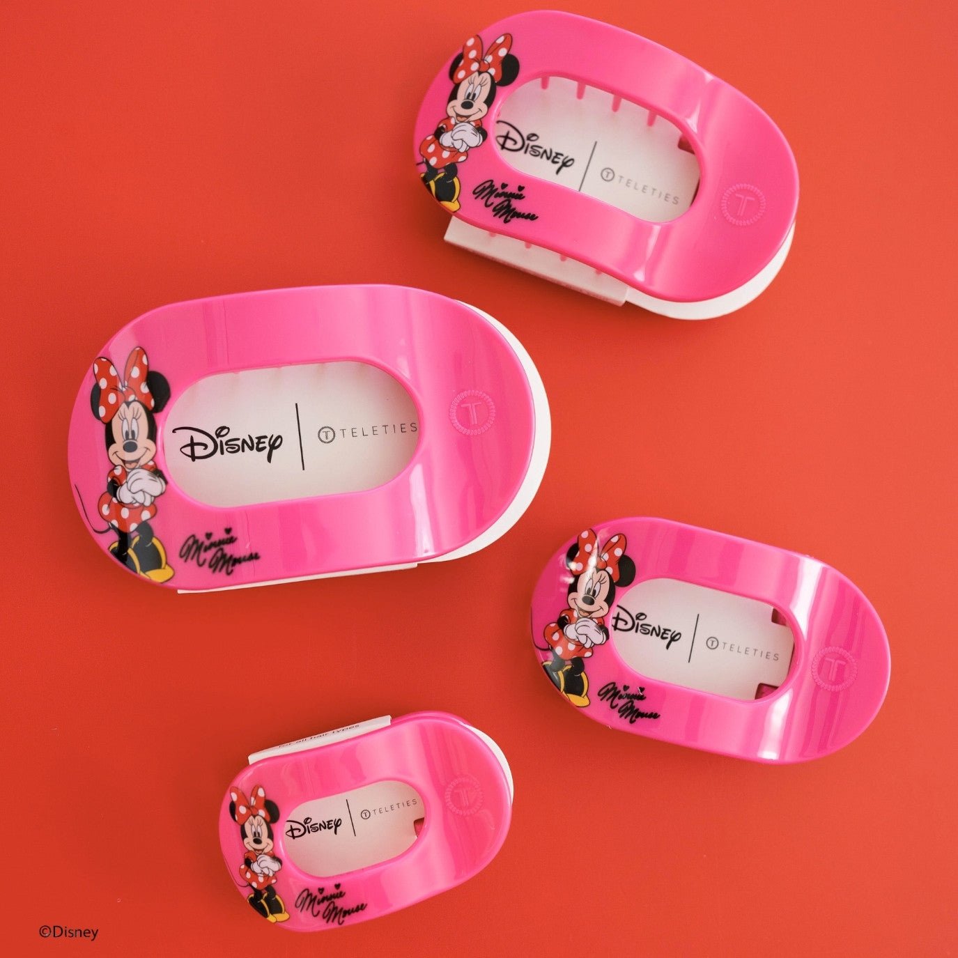 Minnie Mouse Large Flat Round Hair Clip