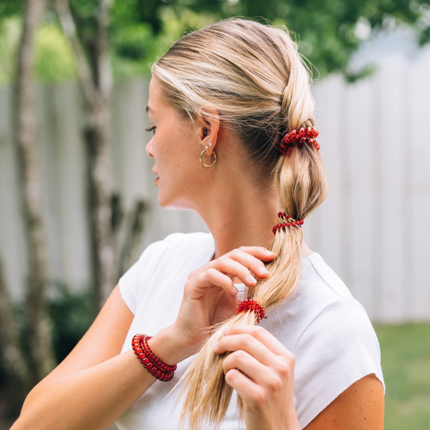 Red Carpet Ready Large Hair Ties