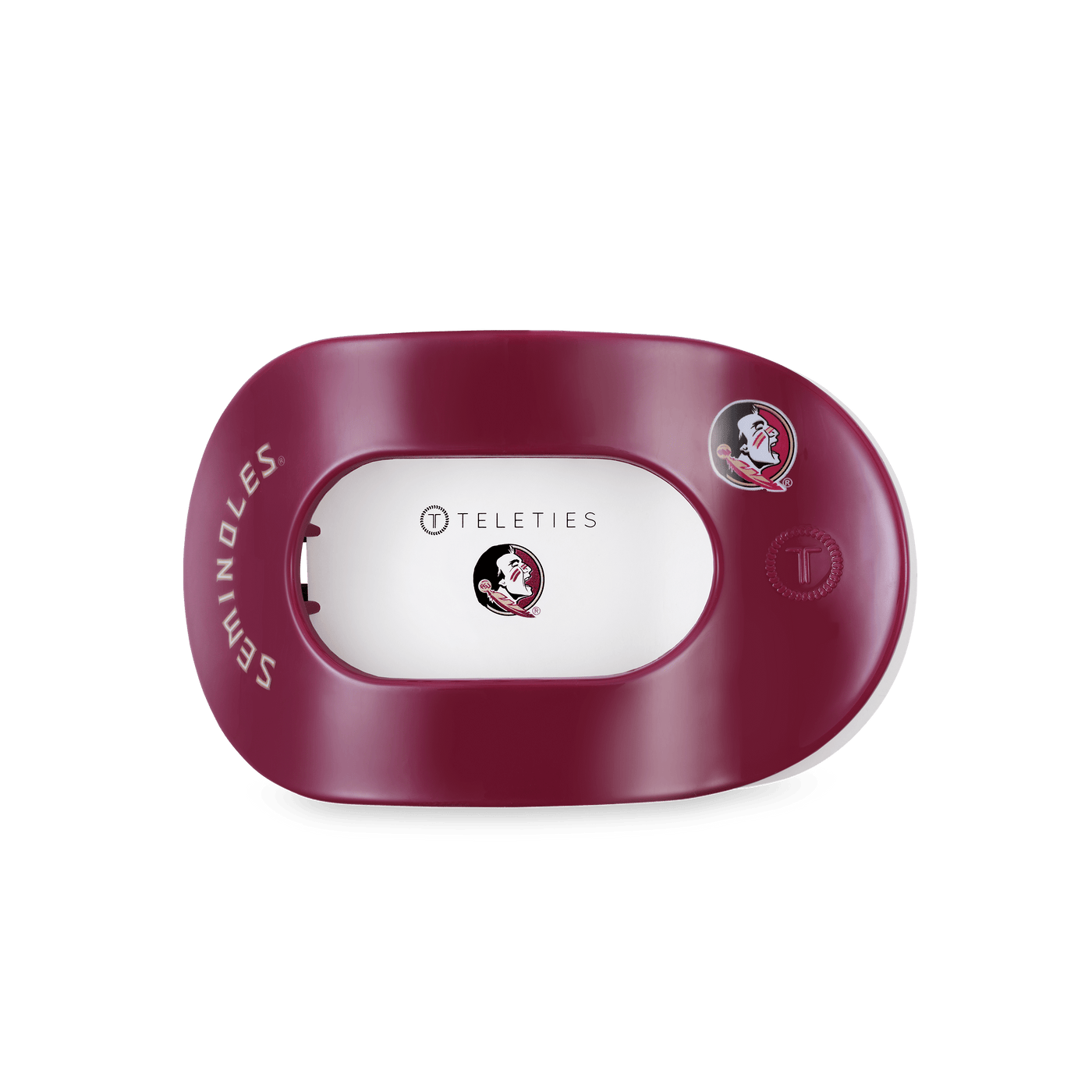 Go Noles! Medium Flat Round Hair Clip