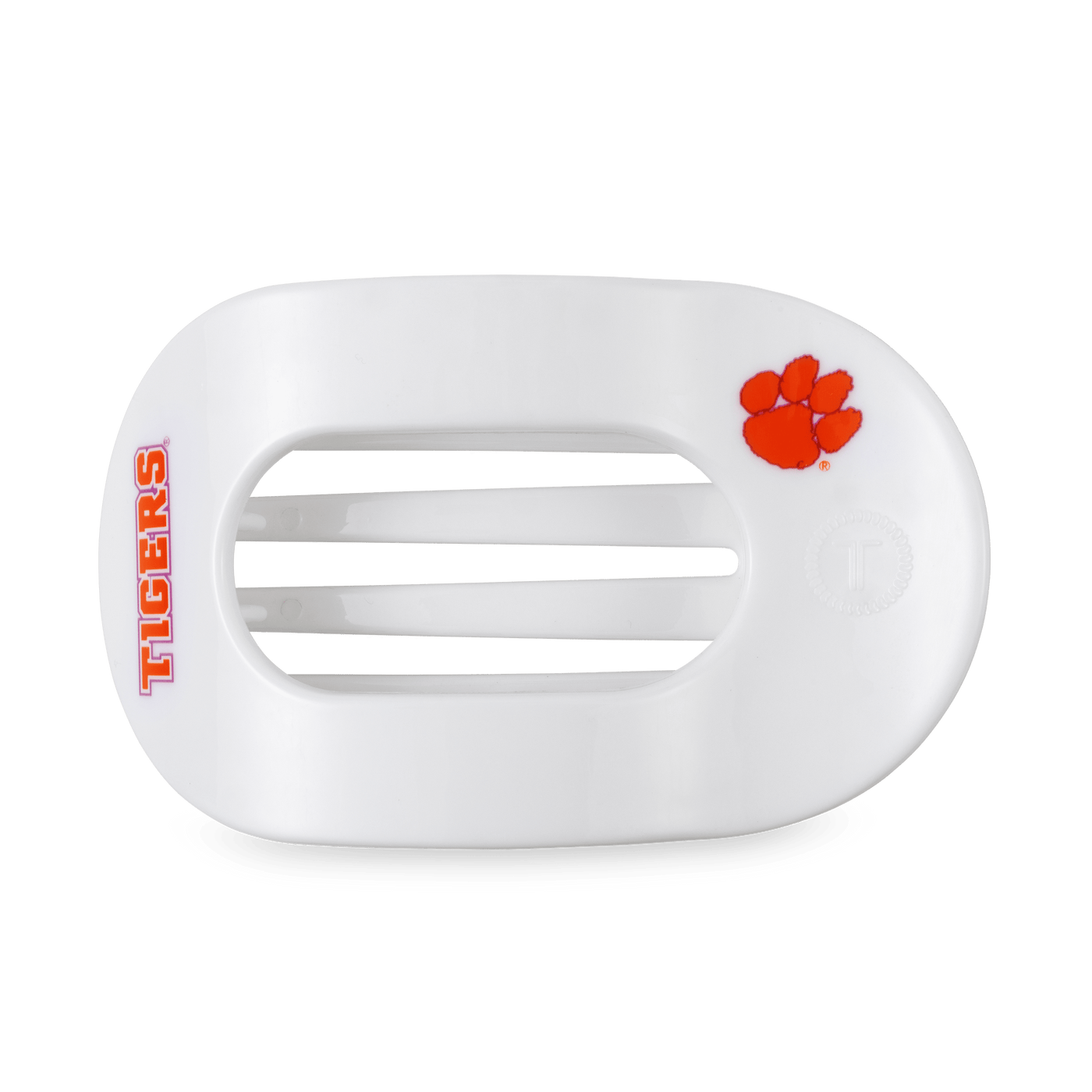 Go Tigers! Large Flat Round Hair Clip