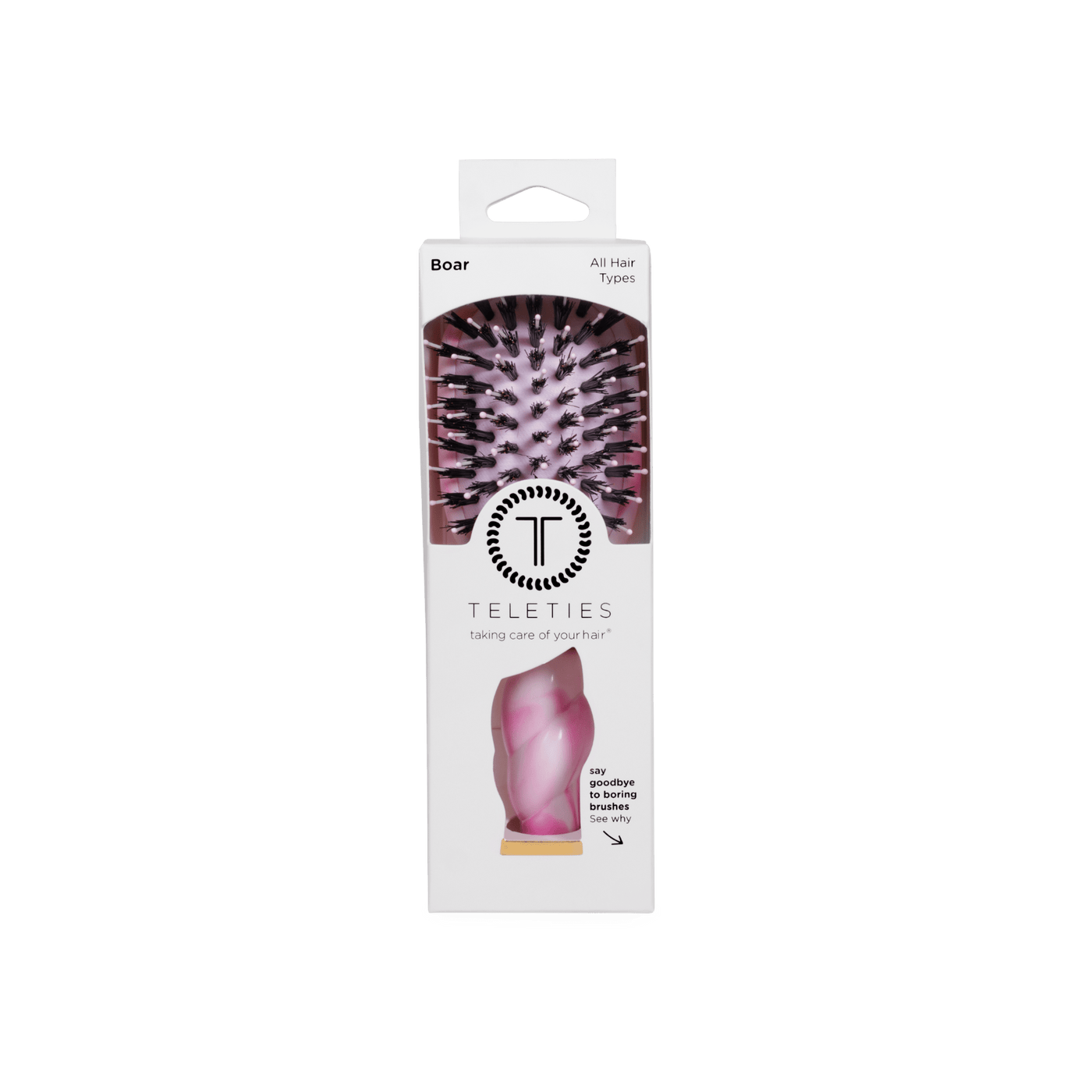 Mini Boar Bristle Hair Brush - Pinch Me!