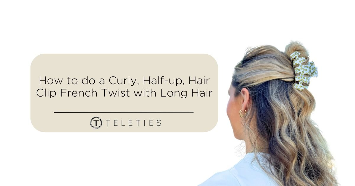 Half-up, Hair Clip French Twist with Long Hair