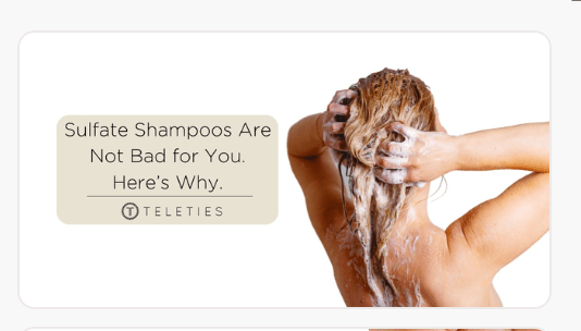 Sulfate Shampoos Are Not Bad for You. Here’s Why.